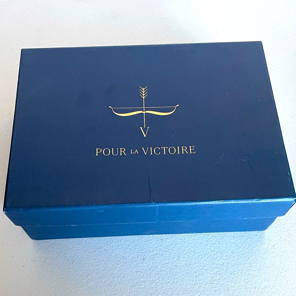 โจ Pour La Victoire Black Yermak Sandals - Italian Leather Glam! โจSize 9 - Picture 4 of 8